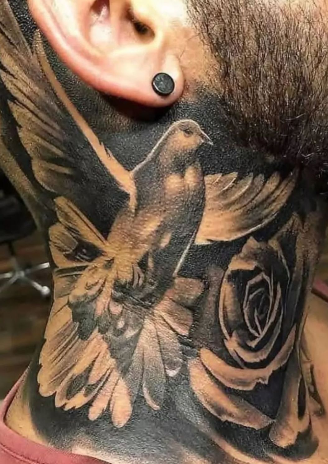 Full Neck Tattoo