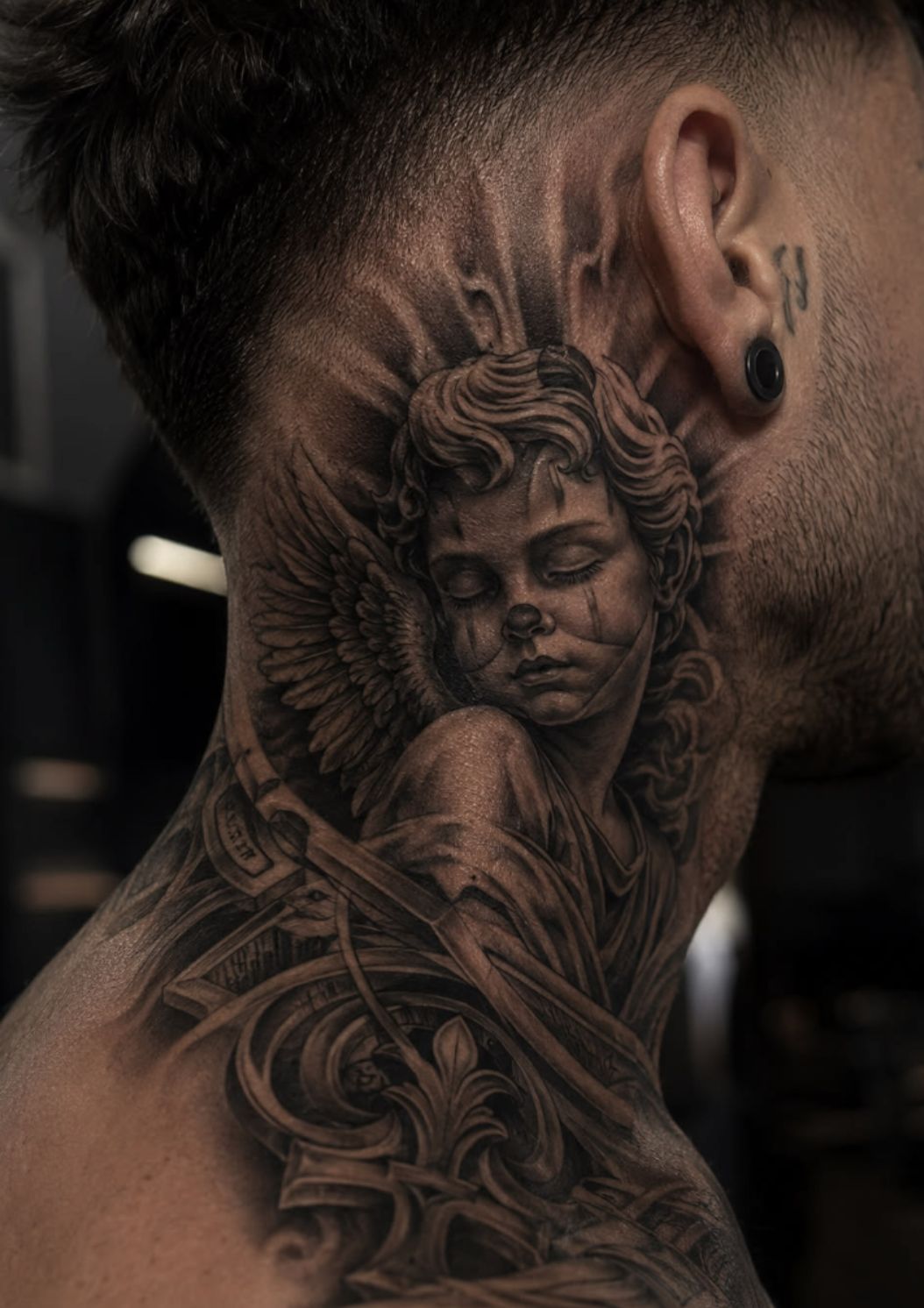 Full Neck Tattoo