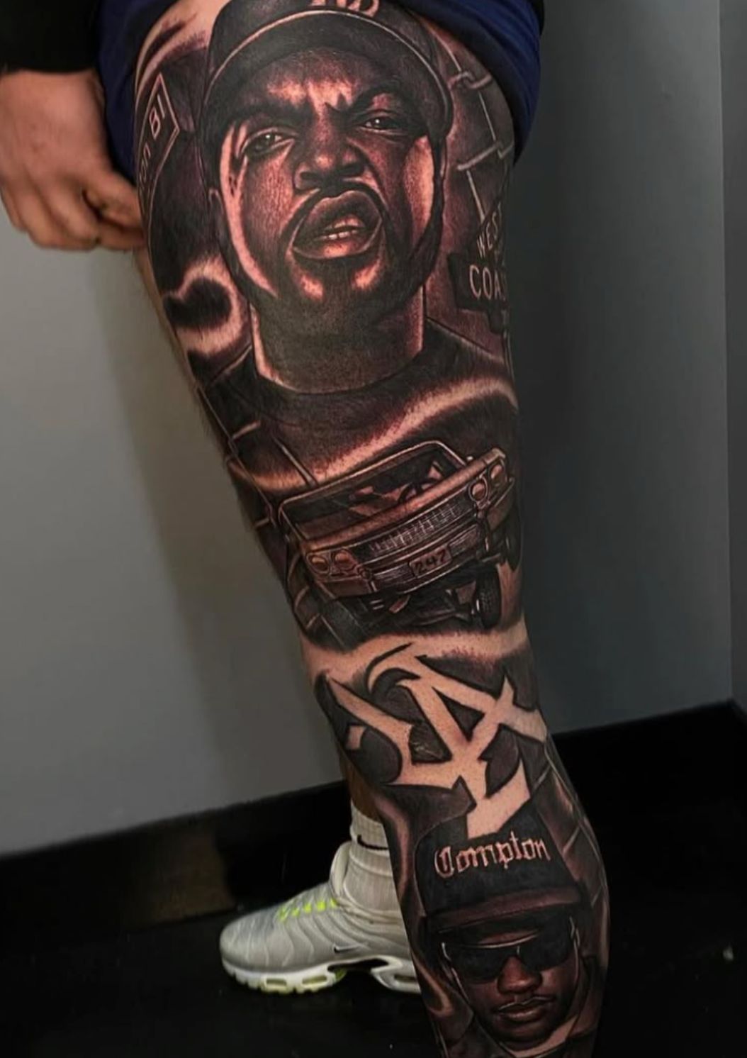 Full Leg Tattoo