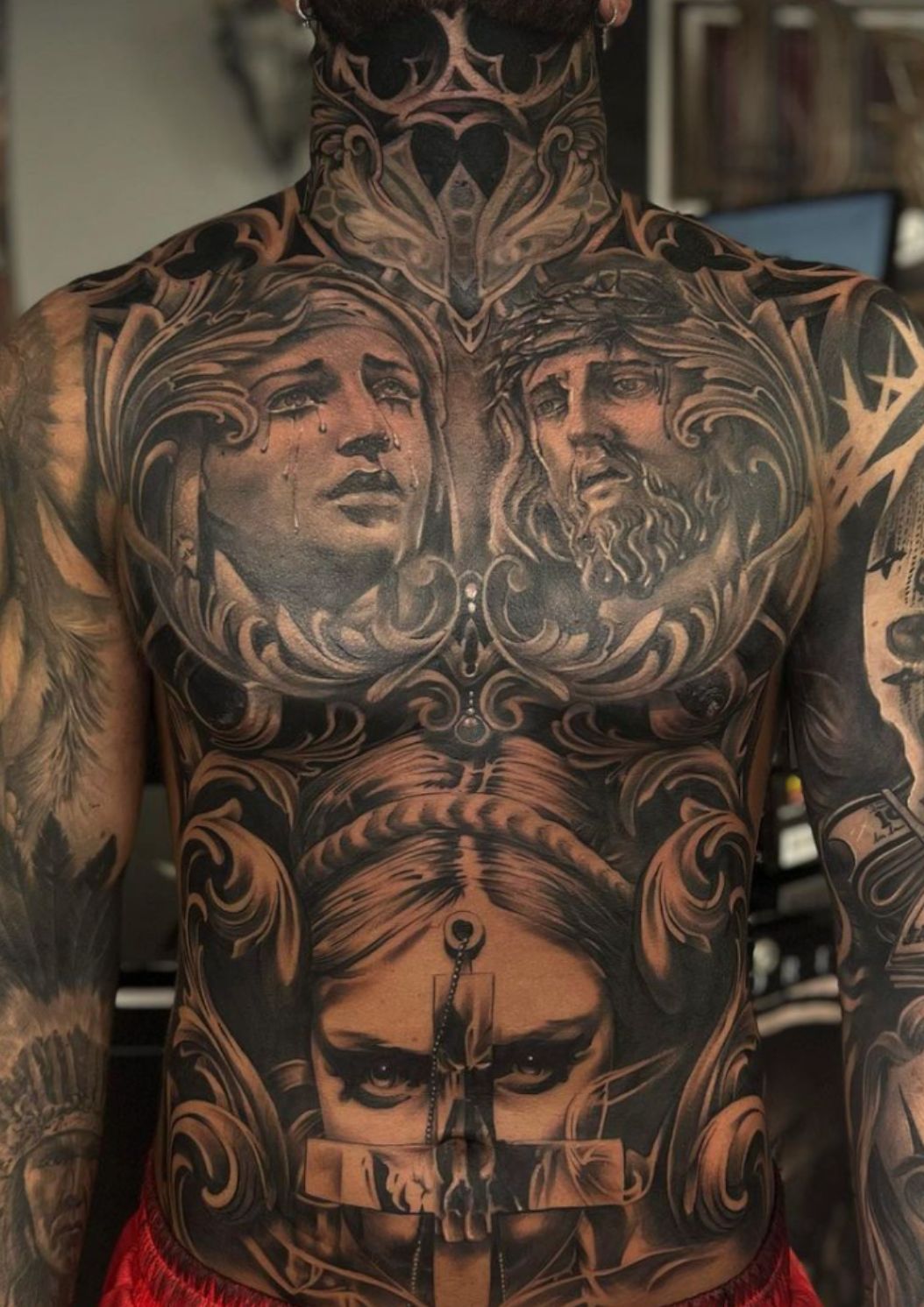 Full Front Tattoo